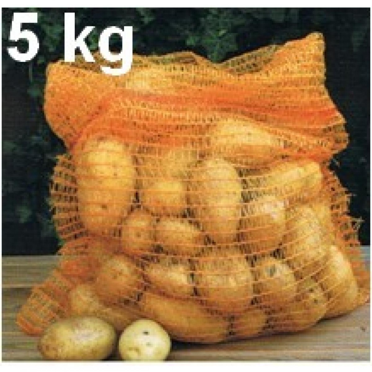 Sac filet pour pomme de terre, patates 25 à 30 kg. Sac filet jaune, orange