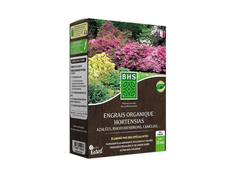 Engrais hortensias azalées rhododendrons 800 g Engrais hortensias azalées rhododendrons 800 g