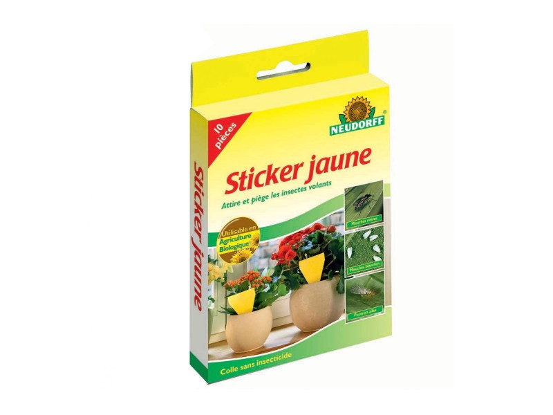 STICKER JAUNE- 10 mini pièges STICKER JAUNE- 10 mini pièges