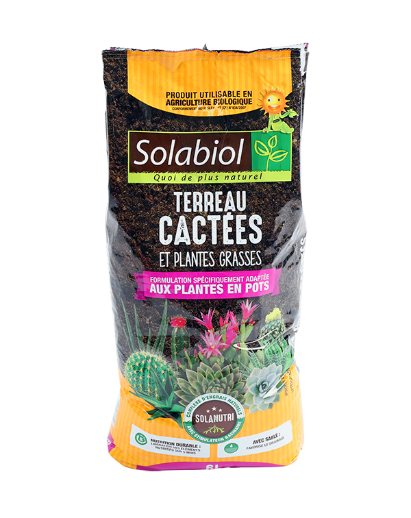 Terreau Cactées & Plantes grasses 2,5L DCM - Jardinerie Latour